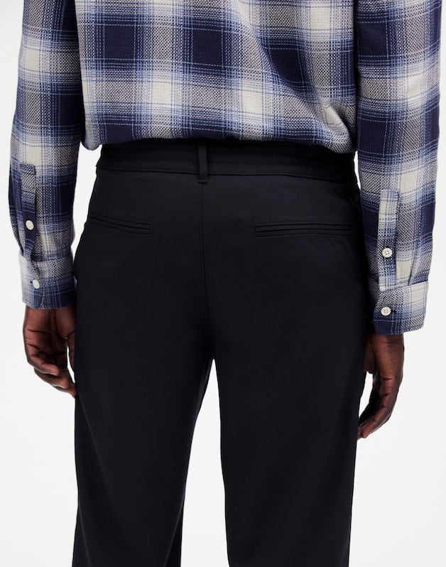 Elastic Trousers DARK NAVY MELANGE