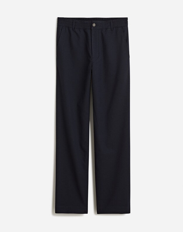 Elastic Trousers DARK NAVY MELANGE