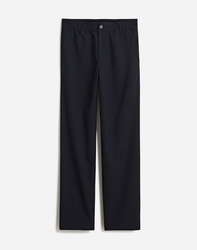 Elastic Trousers DARK NAVY MELANGE