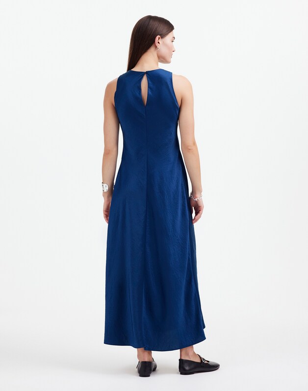 Sleeveless Maxi Dress DEEP COBALT