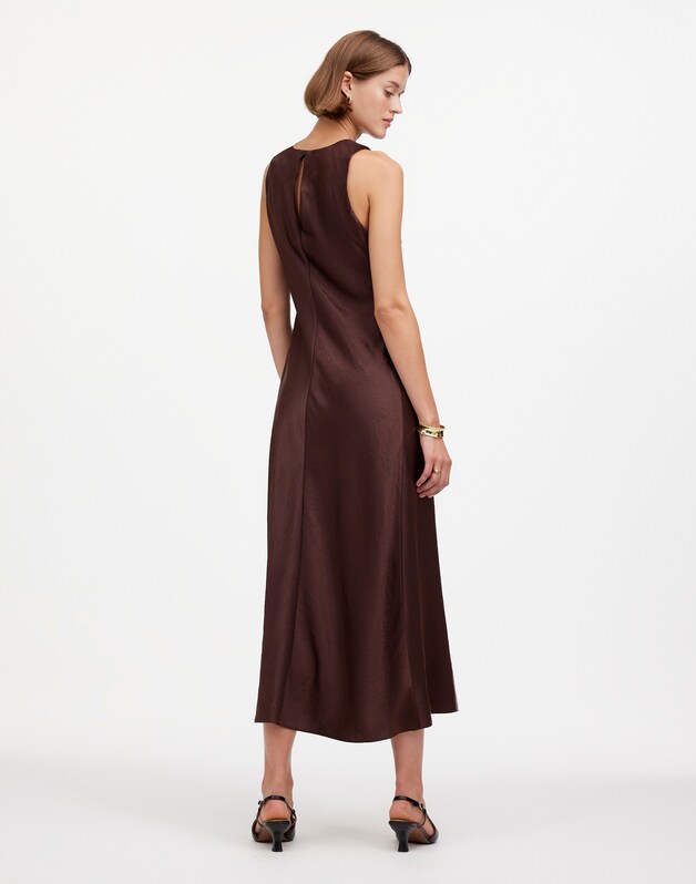 Sleeveless Maxi Dress DARK CAROB