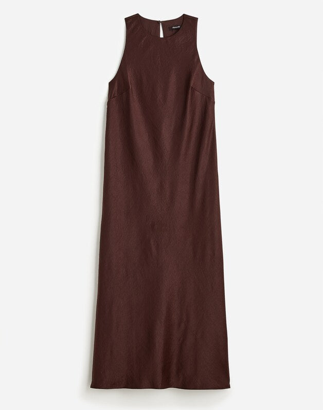 Sleeveless Maxi Dress DARK CAROB