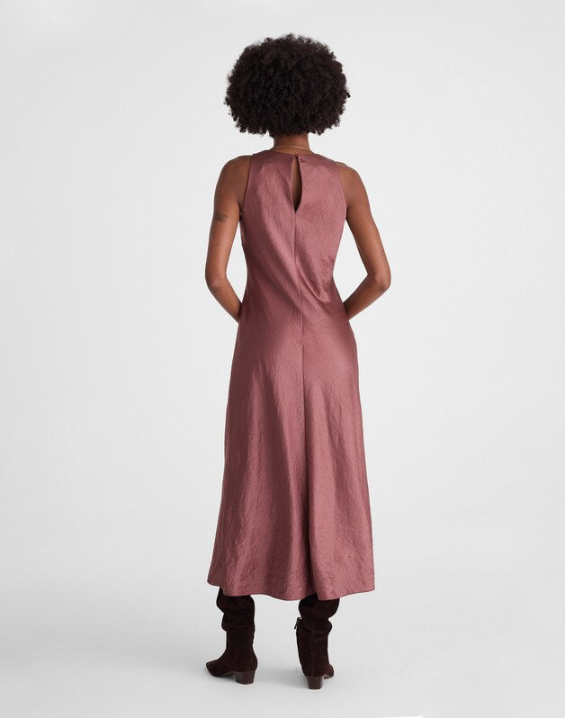 Sleeveless Maxi Dress BURNT SOIL
