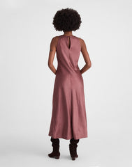 Sleeveless Maxi Dress BURNT SOIL