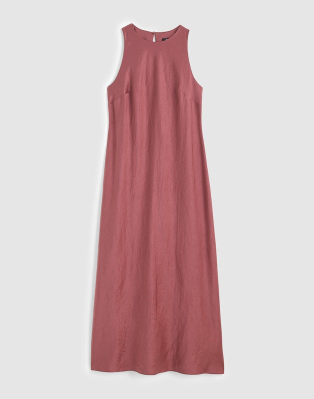 Sleeveless Maxi Dress BURNT SOIL