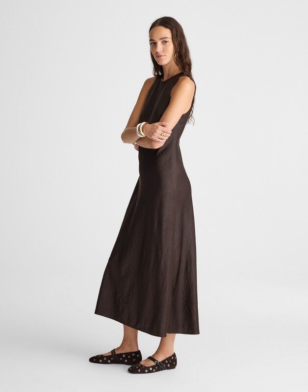 Sleeveless Maxi Dress BLACK WALNUT