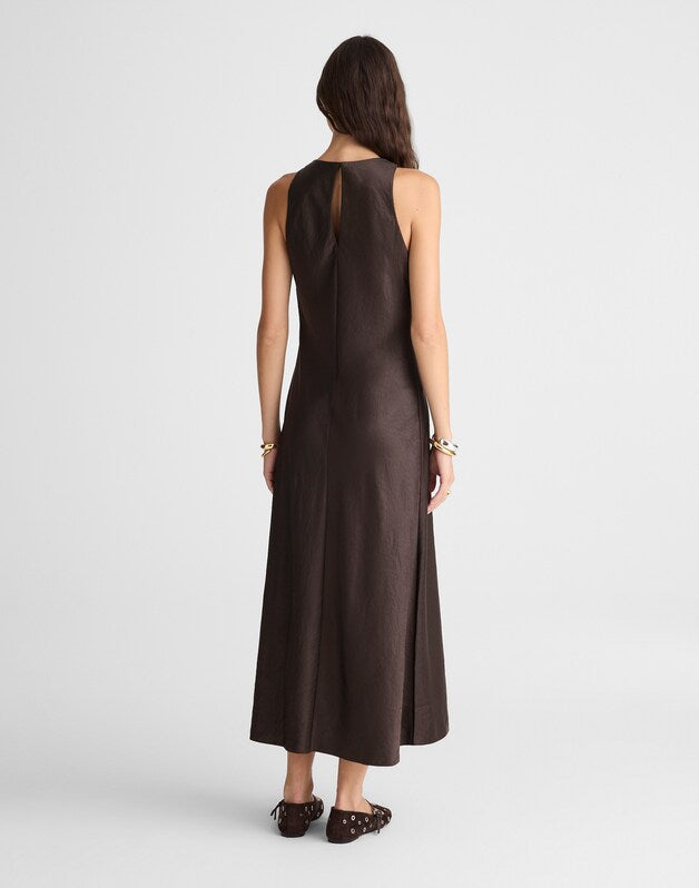 Sleeveless Maxi Dress BLACK WALNUT