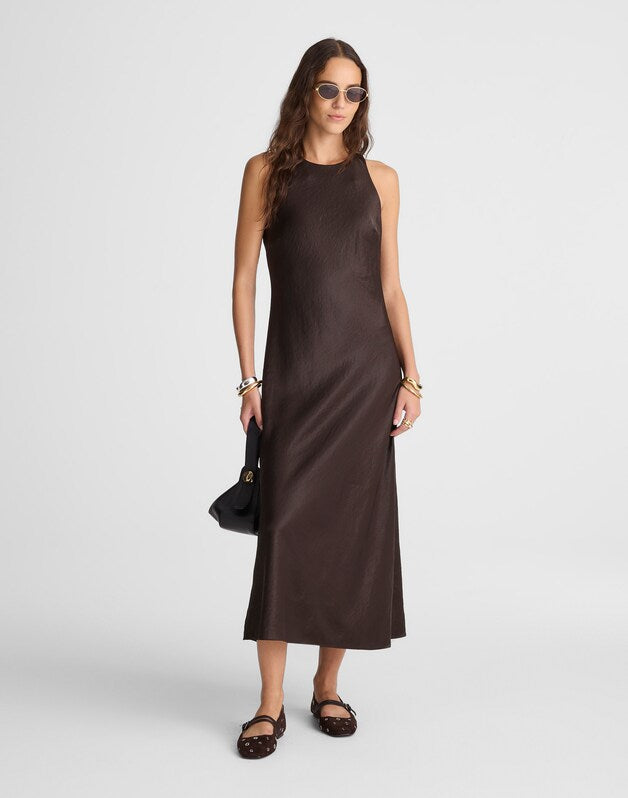 Sleeveless Maxi Dress BLACK WALNUT