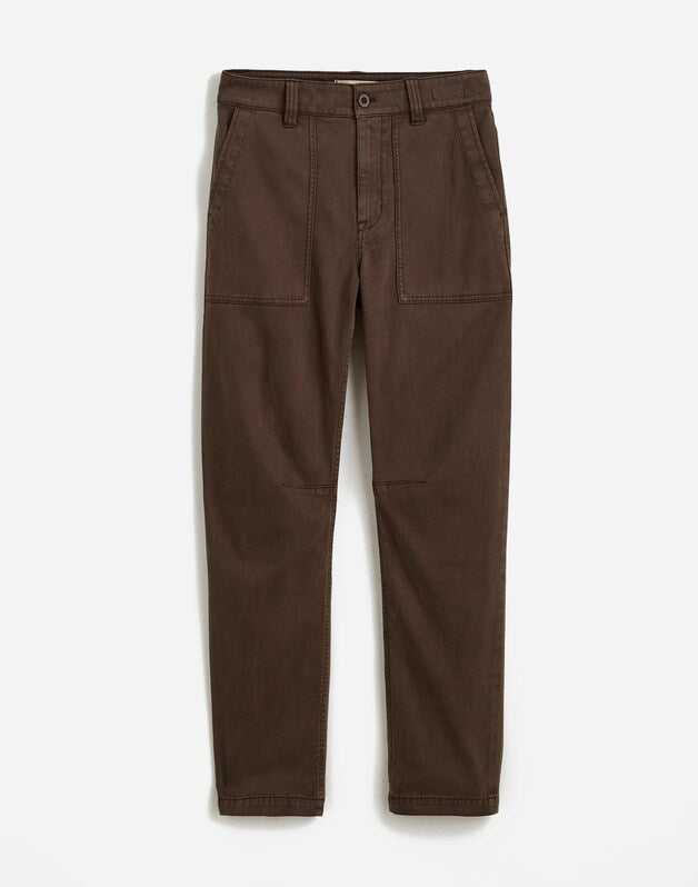 Darted Barrel-Leg Pants FIELD OLIVE