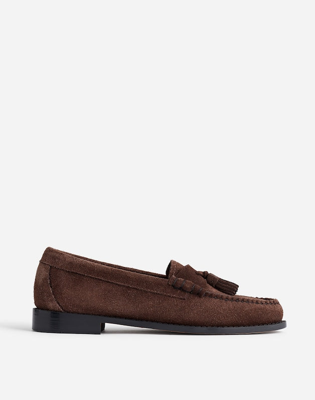 G.H.BASS Layla Weejuns&reg; Loafers in Oiled Suede BROWN