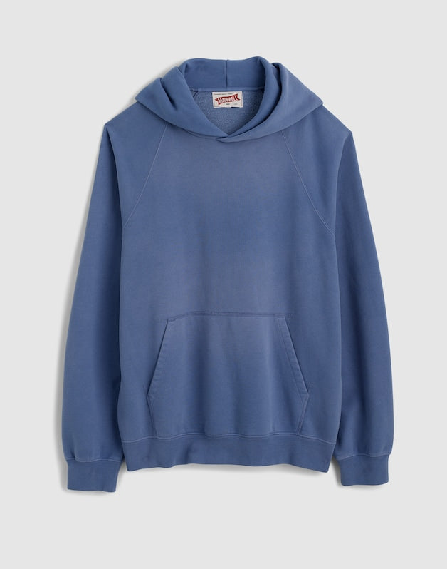 The McCarren Midweight Raglan-Sleeve Hoodie Sweatshirt BLUE IRIS