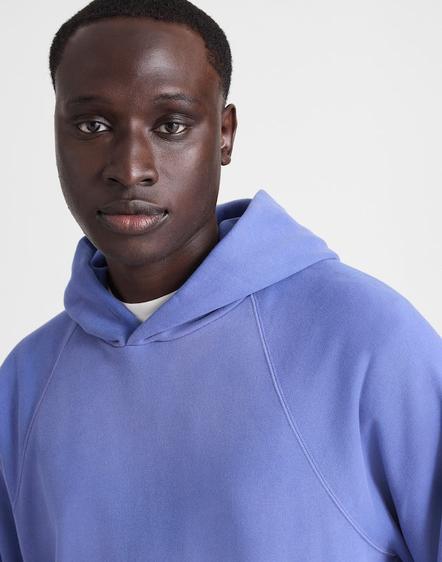 The McCarren Midweight Raglan-Sleeve Hoodie Sweatshirt BLUE IRIS