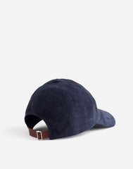 Suede Baseball Hat DEEP INDIGO