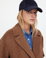 Suede Baseball Hat DEEP INDIGO