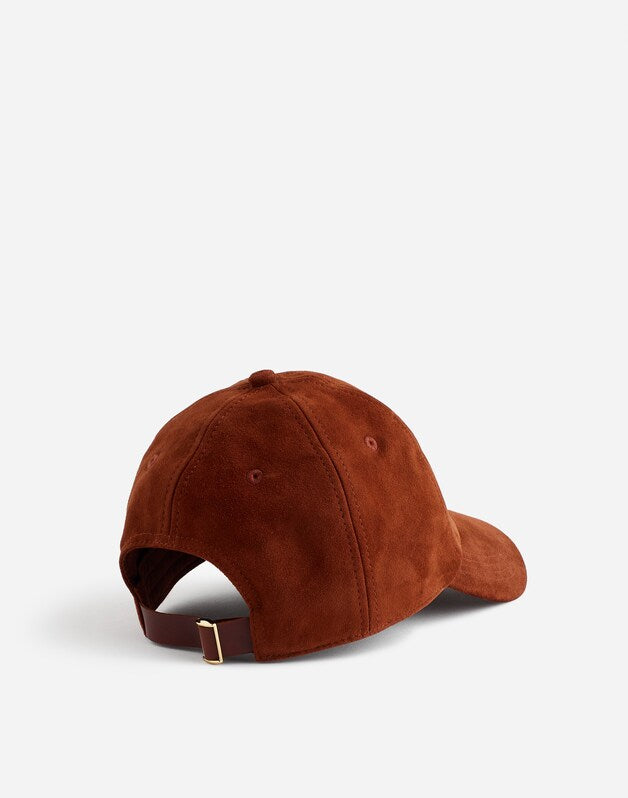 Suede Baseball Hat SOFT MAHOGANY