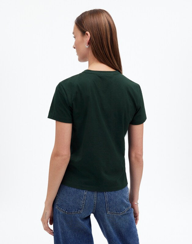 The Perfect Crewneck Tee in Allday Jersey LUXURY FOREST
