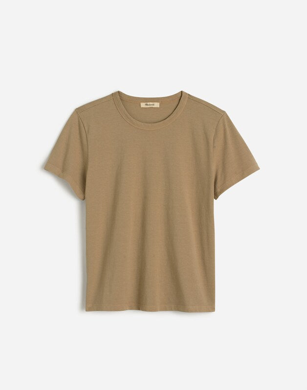 The Perfect Crewneck Tee in Allday Jersey SAGEBRUSH