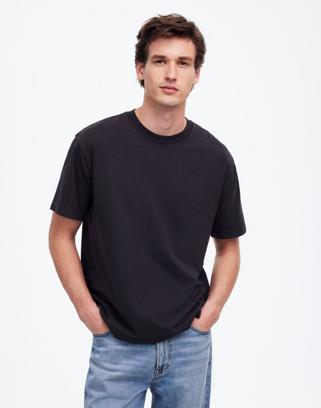 The Vintage Tee ALMOST BLACK