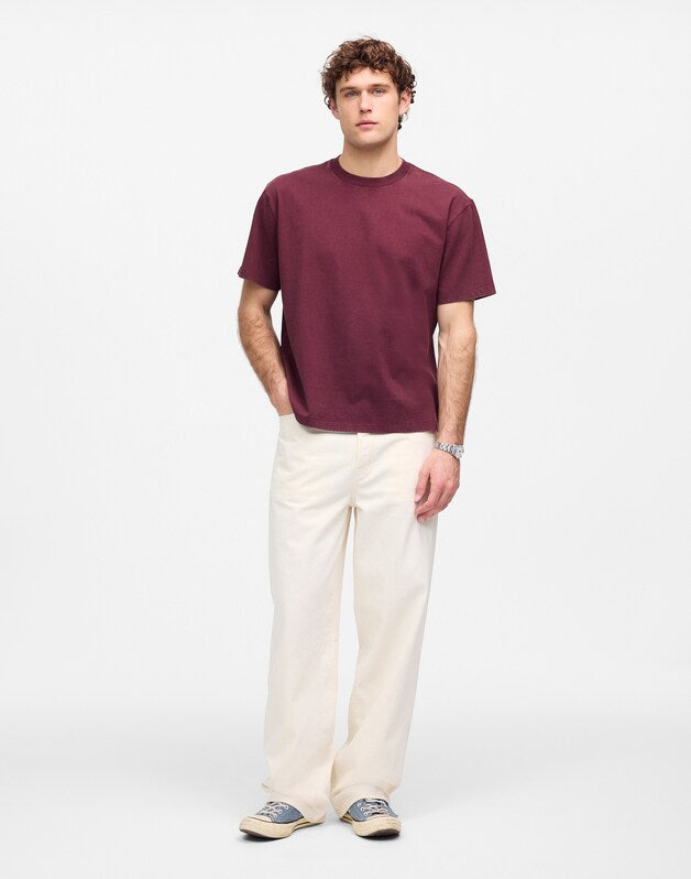 The Vintage Tee DEEP RAISIN