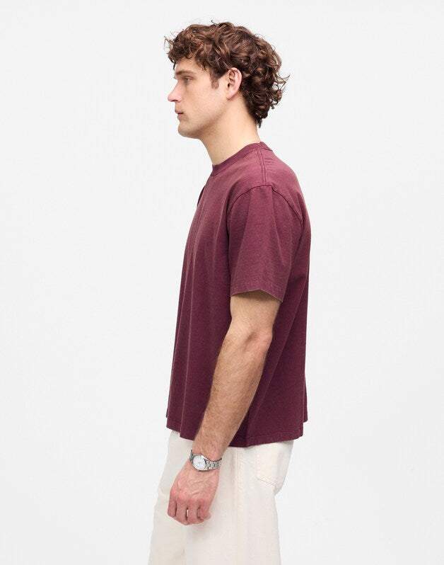 The Vintage Tee DEEP RAISIN