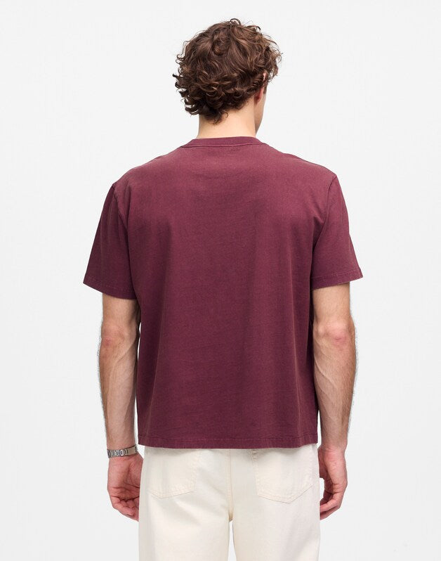 The Vintage Tee DEEP RAISIN