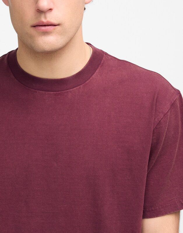 The Vintage Tee DEEP RAISIN