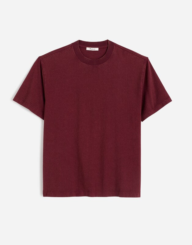 The Vintage Tee DEEP RAISIN