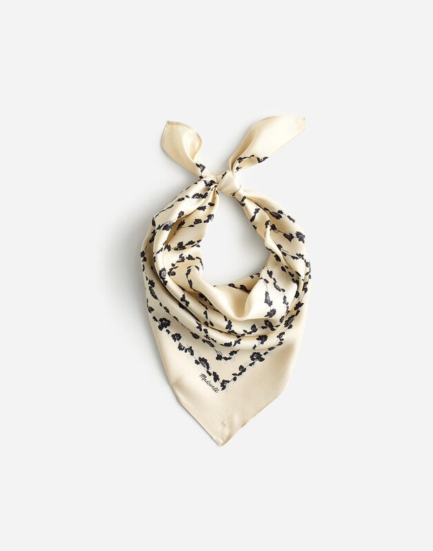 Small Silk Bandana ALABASTER