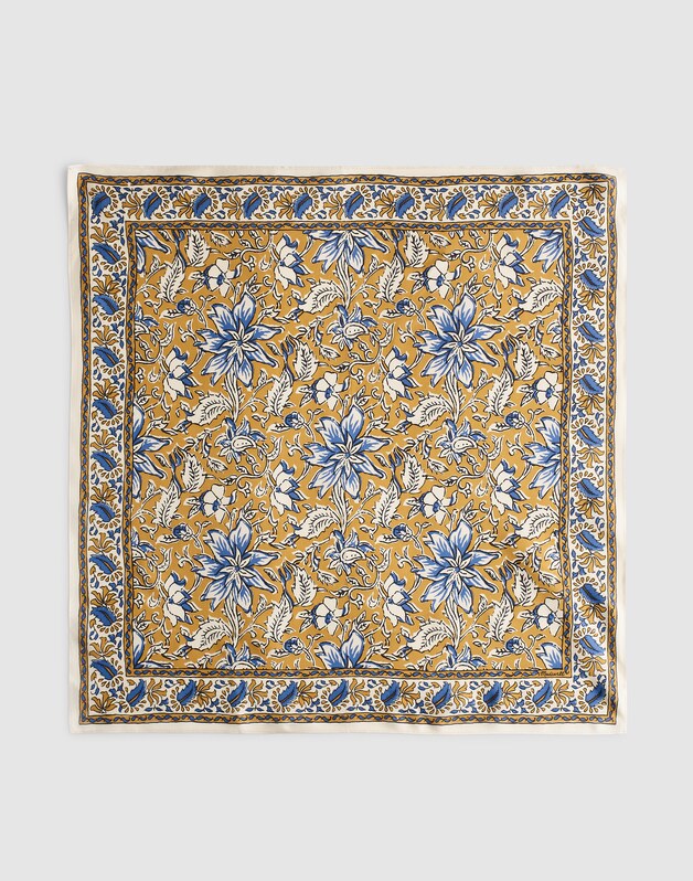 Small Silk Bandana GOLDEN OAK