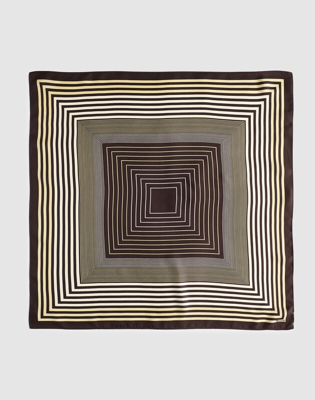 Small Silk Bandana MOLASSES