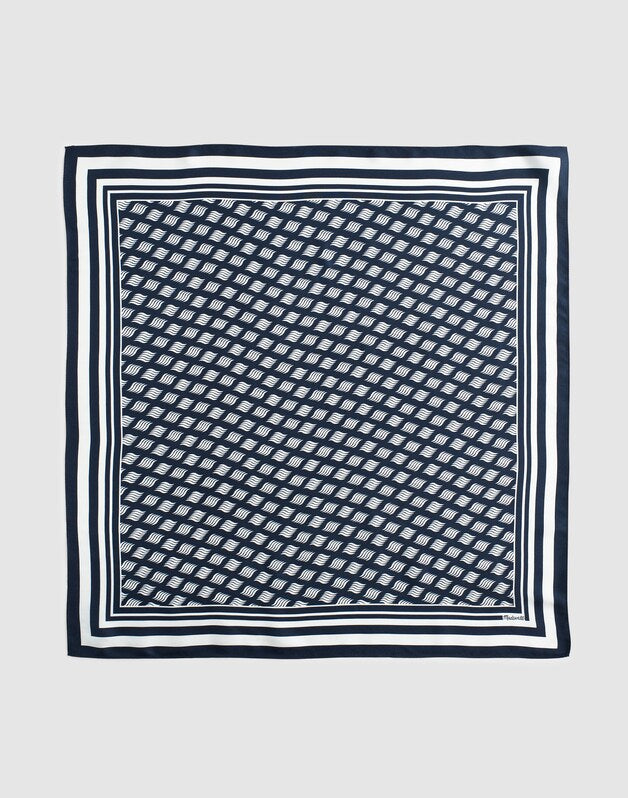 Small Silk Bandana CLASSIC NAVY