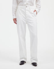 Alexa Chung for Madewell Workwear Jeans in True White TRUE WHITE