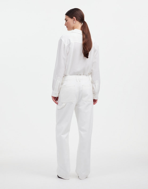 Alexa Chung for Madewell Workwear Jeans in True White TRUE WHITE