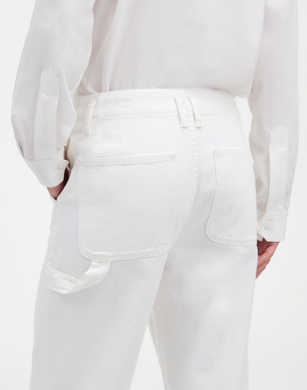 Alexa Chung for Madewell Workwear Jeans in True White TRUE WHITE