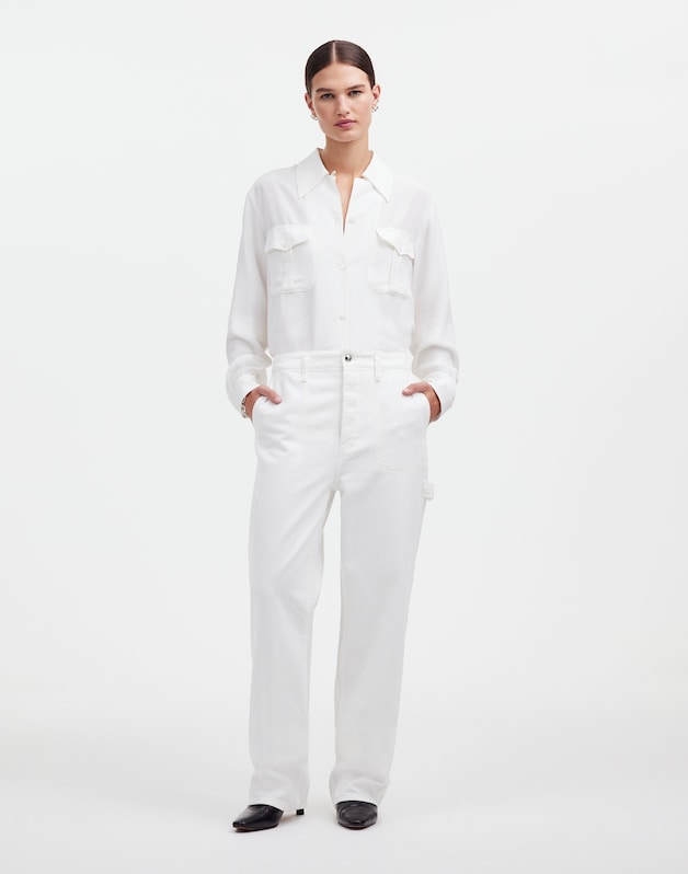 Alexa Chung for Madewell Workwear Jeans in True White TRUE WHITE