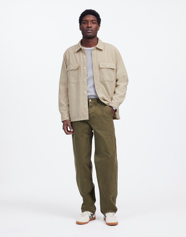 Heavyweight Shirt-Jacket HEATHER CREAM