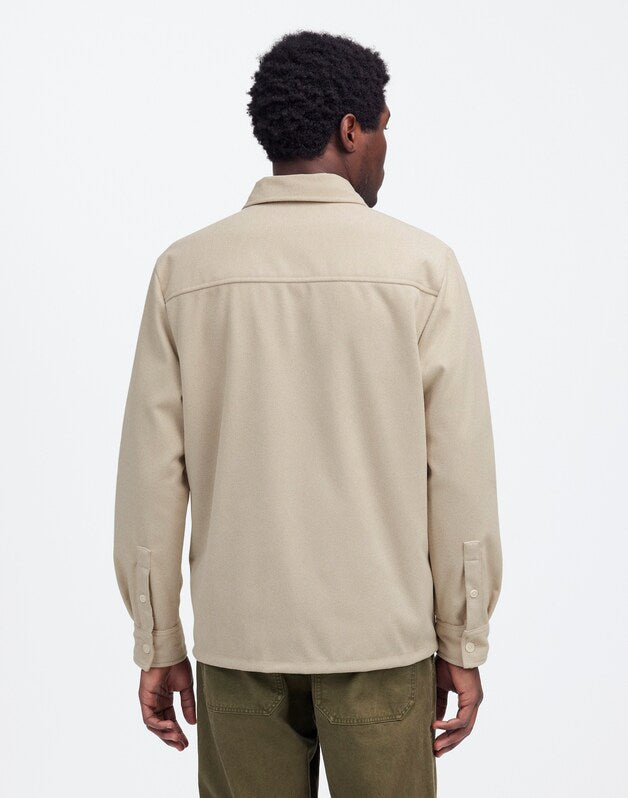 Heavyweight Shirt-Jacket HEATHER CREAM
