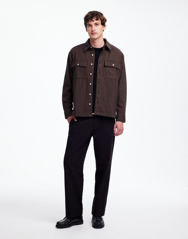 Heavyweight Shirt-Jacket BLACK
