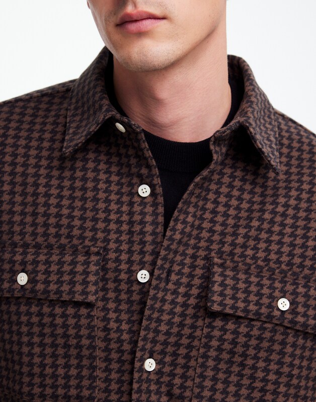 Heavyweight Shirt-Jacket BLACK
