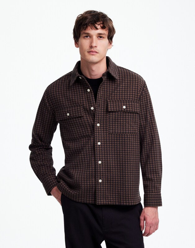 Heavyweight Shirt-Jacket BLACK
