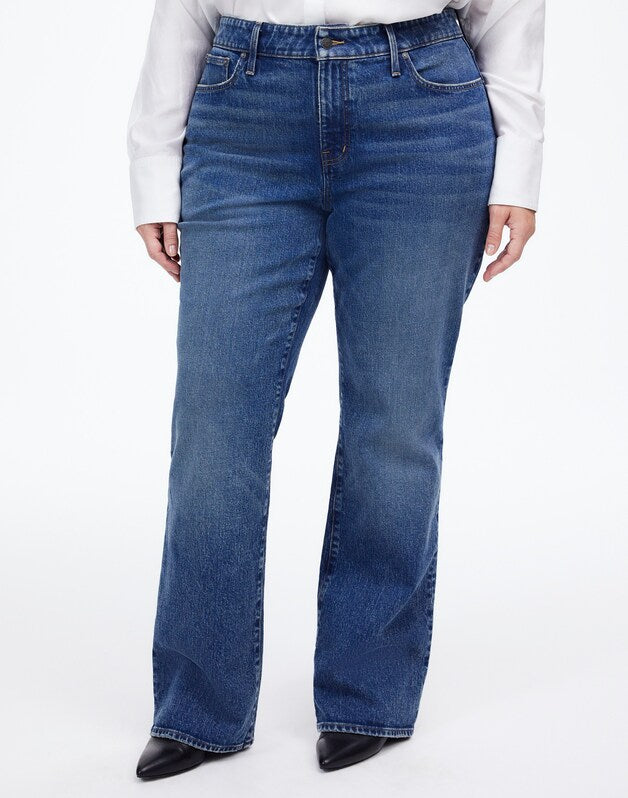 Plus Relaxed Bootcut Jeans in Concho Wash CONCHO WASH