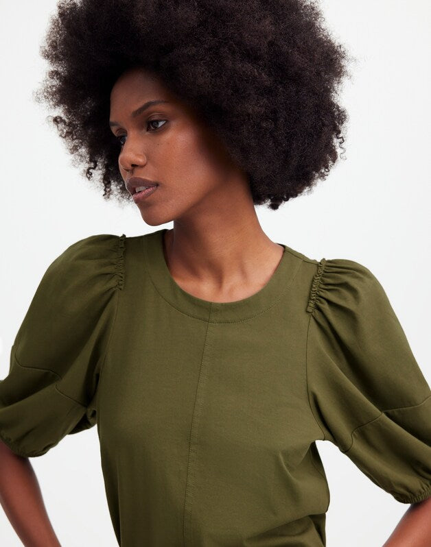 Puff-Sleeve Tee FADED IVY