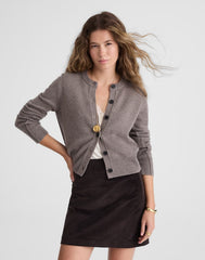 Corduroy Mini Skirt BLACK WALNUT