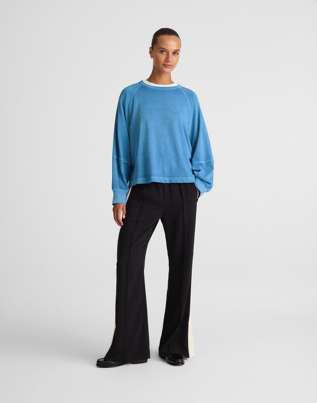 Relaxed Long-Sleeve Raglan Tee WARM RIVIERA