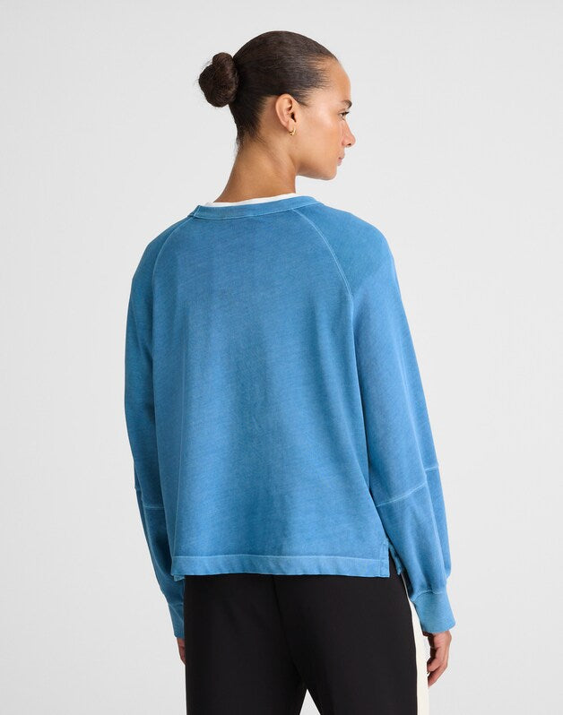 Relaxed Long-Sleeve Raglan Tee WARM RIVIERA