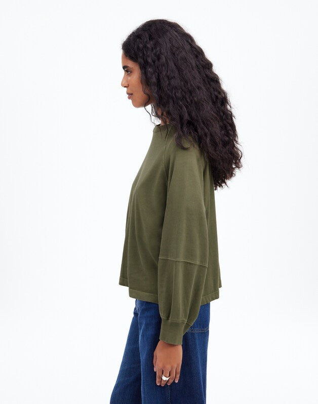 Relaxed Long-Sleeve Raglan Tee FADED IVY