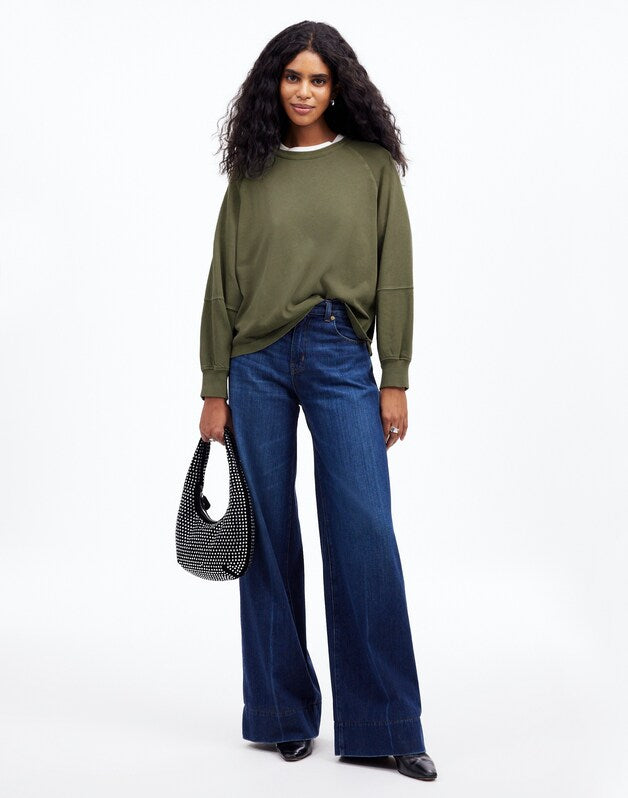 Relaxed Long-Sleeve Raglan Tee FADED IVY