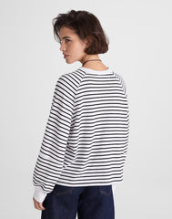 Relaxed Long-Sleeve Raglan Tee JET BLACK