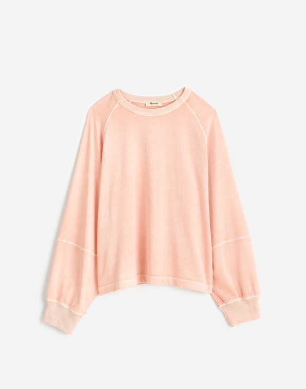 Relaxed Long-Sleeve Raglan Tee PALE BLUSH
