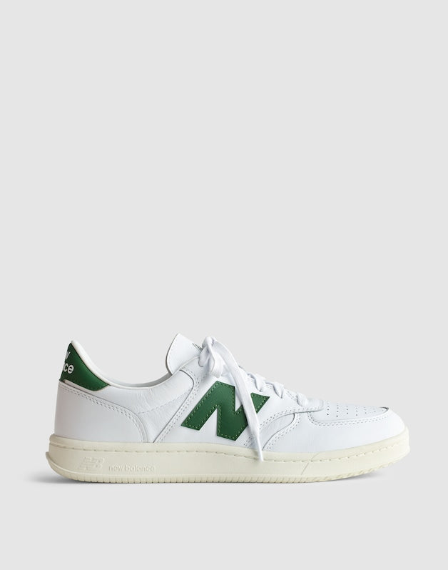 New Balance&reg; T500 Sneakers WHITE DARK ALPINE GREEN